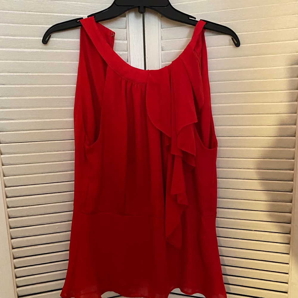 Ruffle trim halter